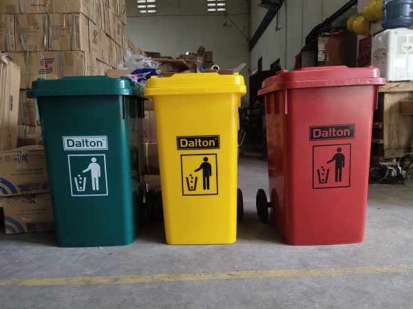 Tempat Sampah Roda Outdoor 100 Liter Dalton - Gambar 2