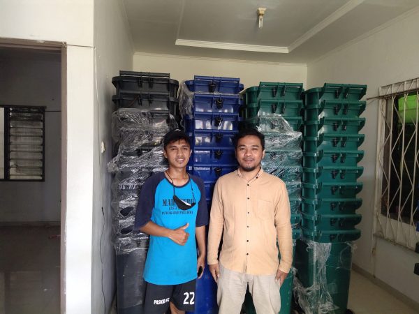 Tempat Sampah Roda outdoor 120 Liter Dalton - Gambar 8