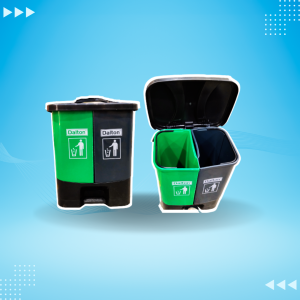 Tempat Sampah Plastik 40 Liter dua pilah dalton